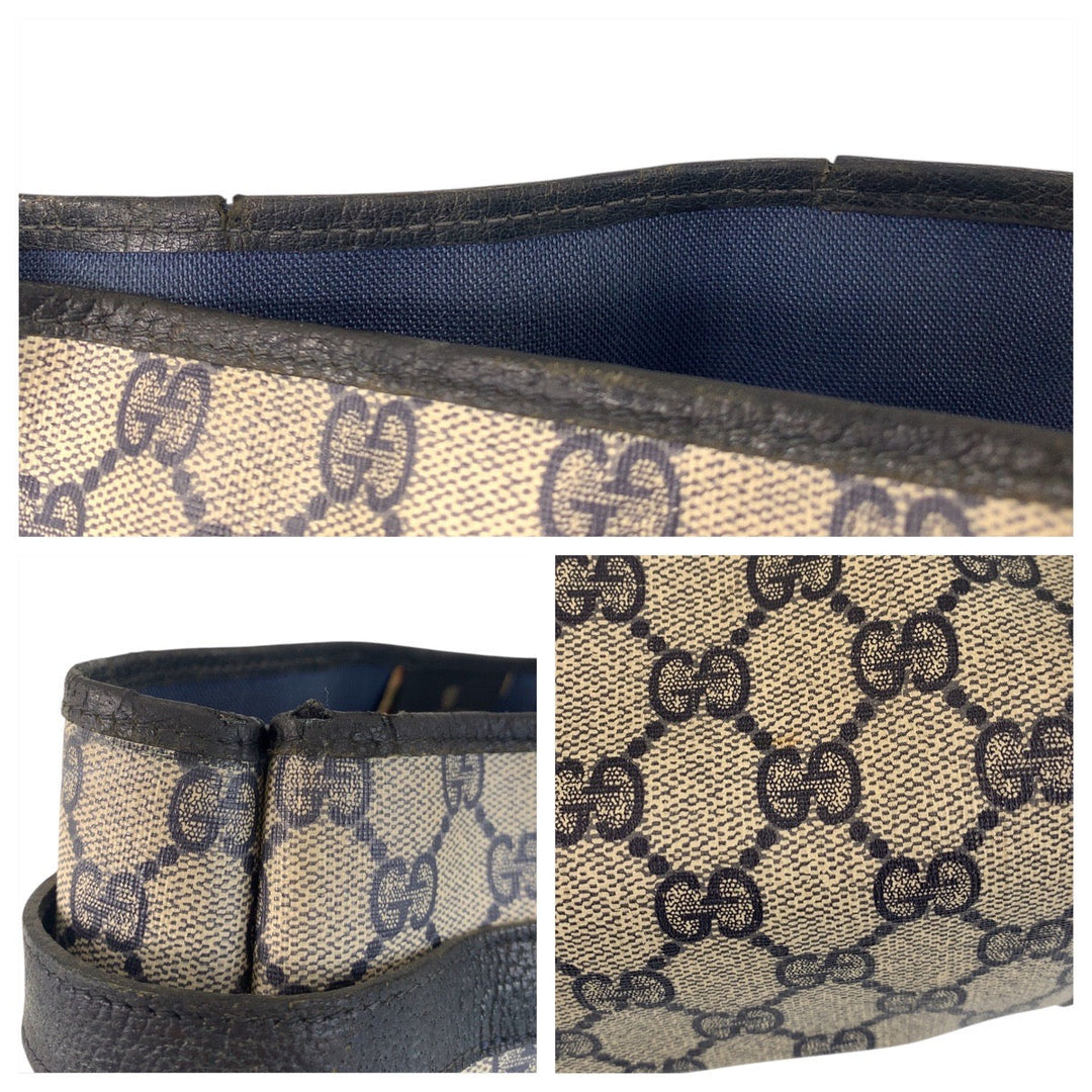 GUCCI Tote Bag 39 02 061 GG Supreme Canvas gray Old Gucci