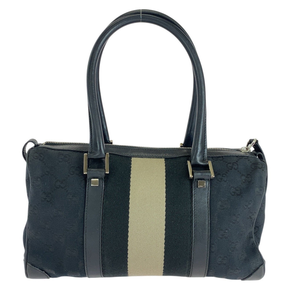 GUCCI Handbag 000 0851 GG canvas black Sherry line