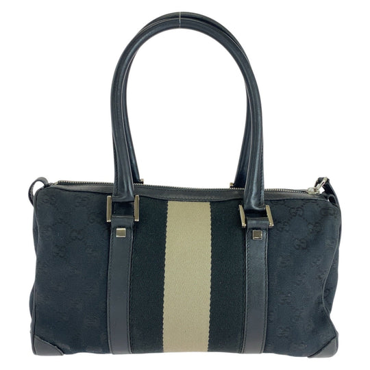 GUCCI Handbag 000 0851 GG canvas black Sherry line