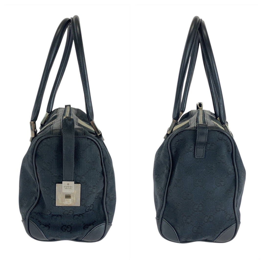 GUCCI Handbag 000 0851 GG canvas black Sherry line