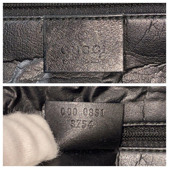 GUCCI Handbag 000 0851 GG canvas black Sherry line
