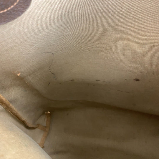 GUCCI Tote Bag 89 02 003 GG Supreme canvas, leather Brown Tote Bag Shoulder Bag Old Gucci Shelly Line Interlocking Women Used Authentic