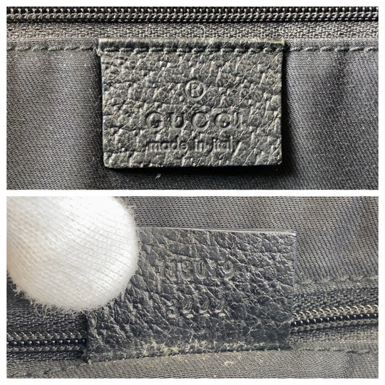 GUCCI Tote Bag 113019 GG canvas Black black
