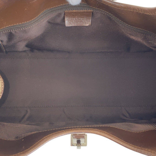 GUCCI Shoulder Bag 002 1067 GG canvas Beige Brown SilverMetal Jackie