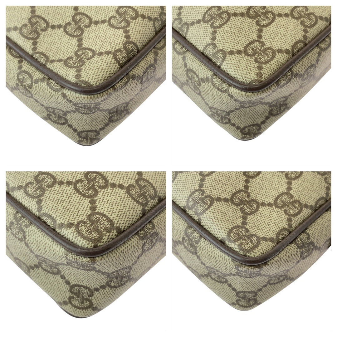 GUCCI business bag 5601 052 GG Supreme Canvas beige Old Gucci