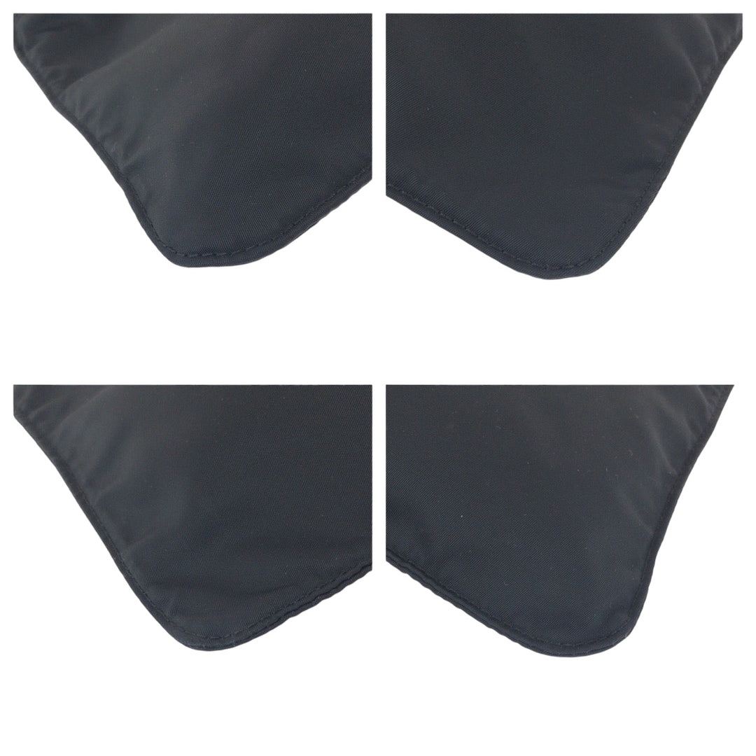 PRADA Shoulder Bag BT7372 Nylon black Test Triangle With logo