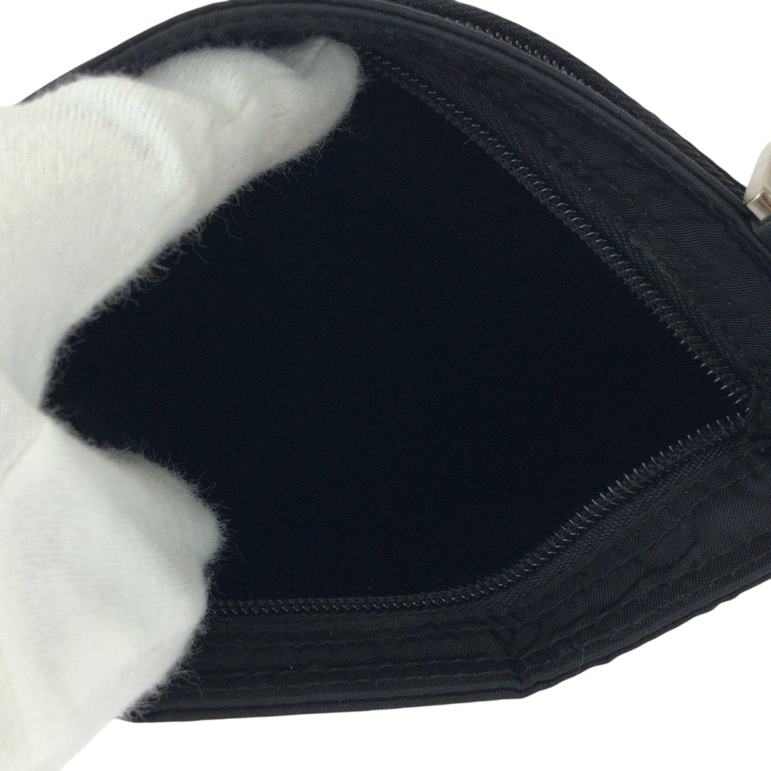 PRADA Shoulder Bag BT7372 Nylon black Test Triangle With logo