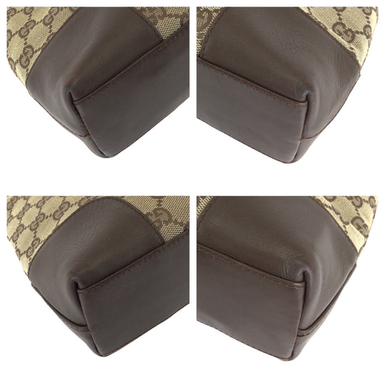 GUCCI Shoulder Bag 001 4231 GG canvas Brown One Shoulder Bag Women Used Authentic