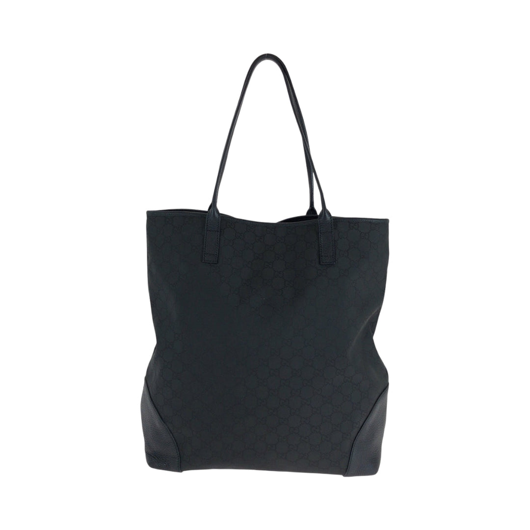GUCCI Tote Bag 263345 Nylon black Tote Bag handbag Women Used Authentic