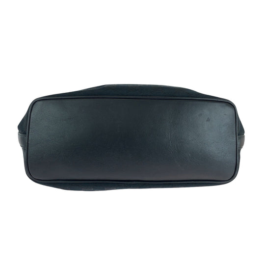 GUCCI Shoulder Bag 001 42870 GG canvas Black GoldMetal Hobo Shoulder Bag Women Used Authentic