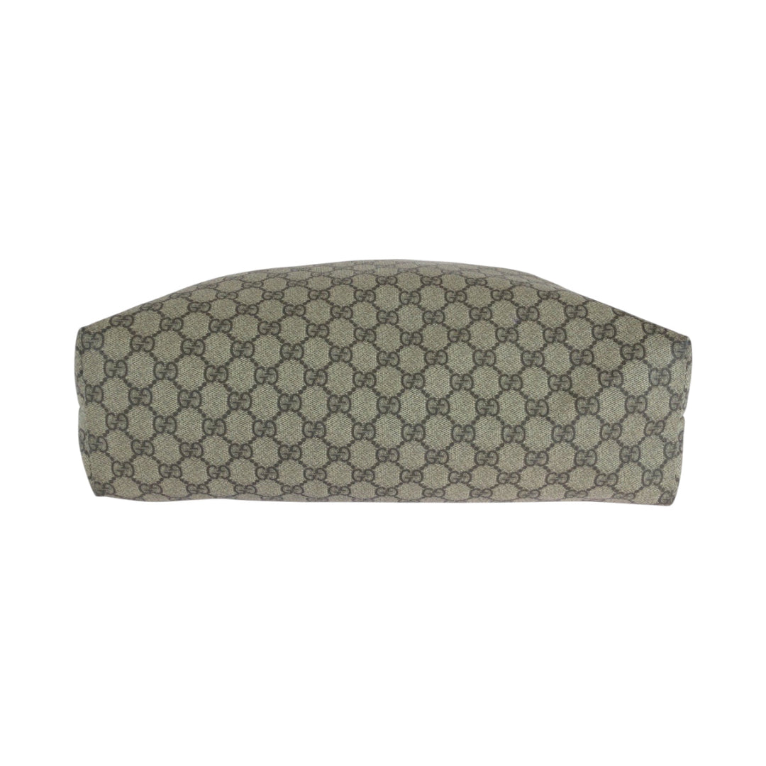 GUCCI Tote Bag 211134 GG Supreme Canvas beige Sherry line GG plus