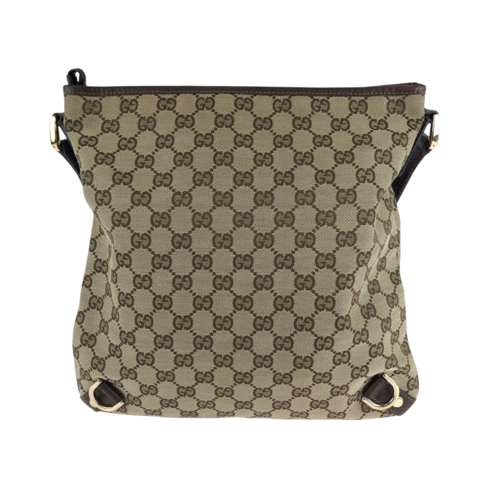 GUCCI Shoulder Bag 131326 GG canvas Brown Shoulder Bag pochette Abbey Women Used Authentic