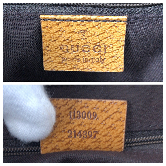 GUCCI Handbag 113009 GG canvas beige