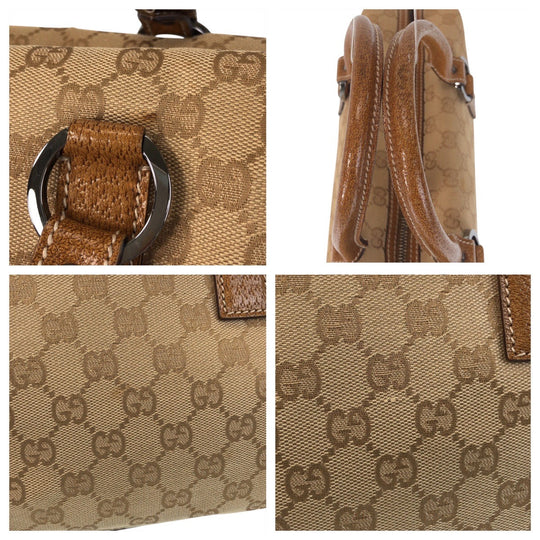 GUCCI Handbag 113009 GG canvas beige