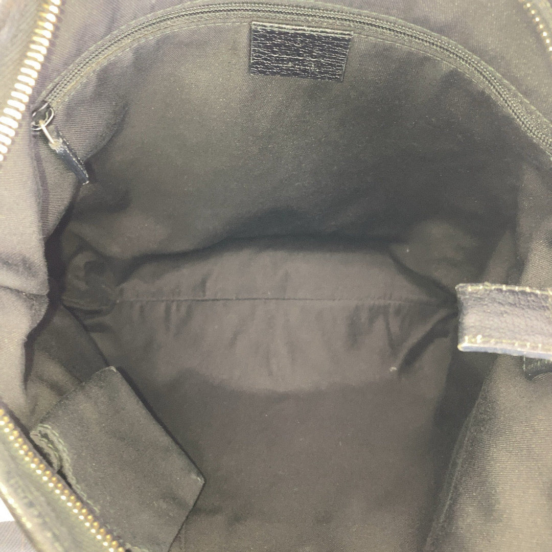 GUCCI Shoulder Bag 131326 GG canvas, leather Black GoldMetal Shoulder Bag pochette Abbey Women(Unisex) Used Authentic