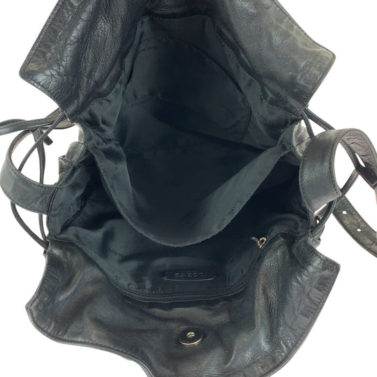 LOEWE Shoulder Bag leather black flamenco anagram