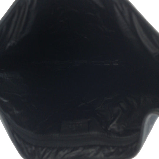 GUCCI Shoulder Bag 001 4075 GG canvas Black Black Beige SilverMetal Shoulder Bag handbag Jackie Women Used Authentic