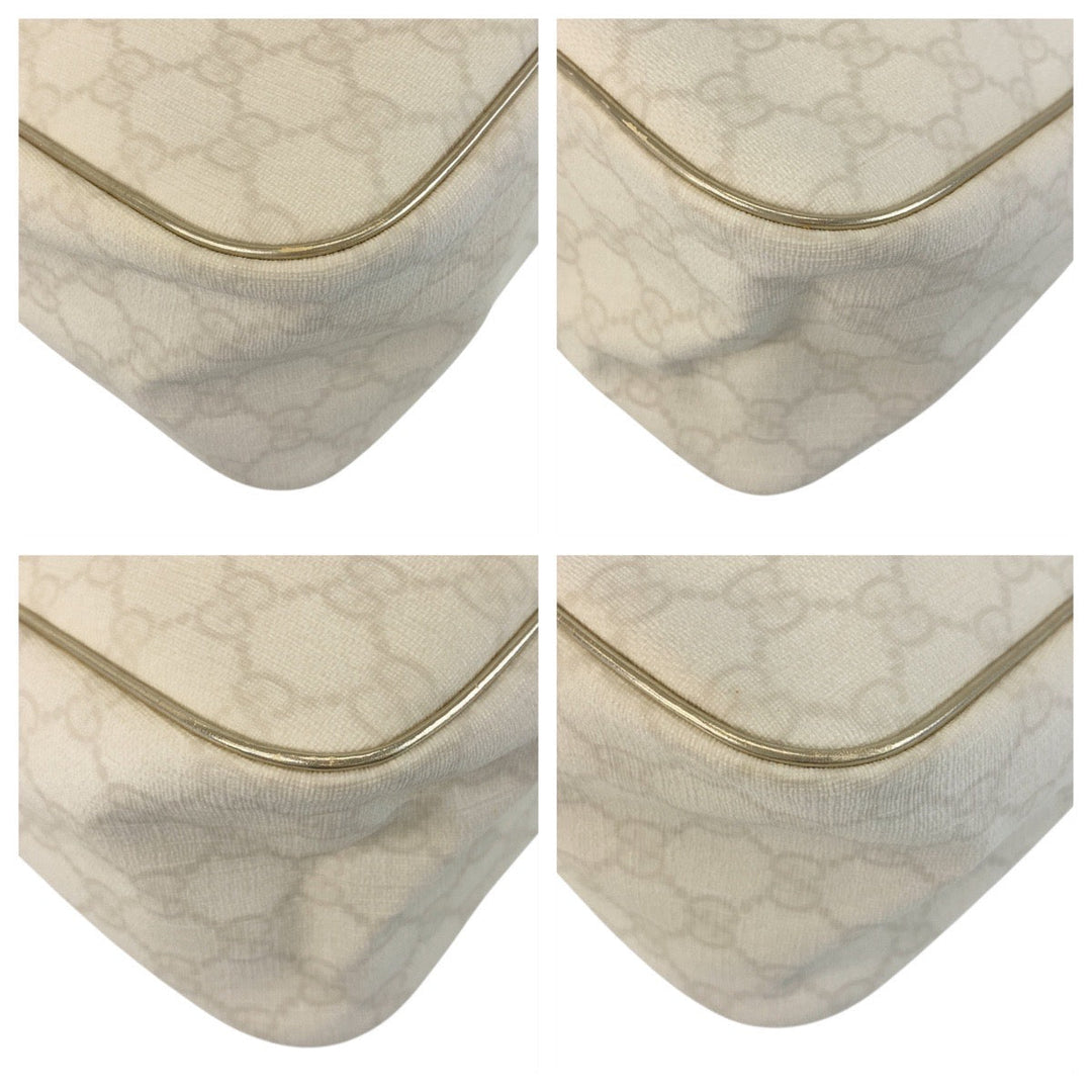 GUCCI Handbag 189898 GG Supreme Canvas white