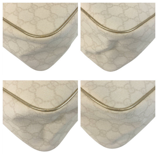 GUCCI Handbag 189898 GG Supreme Canvas white