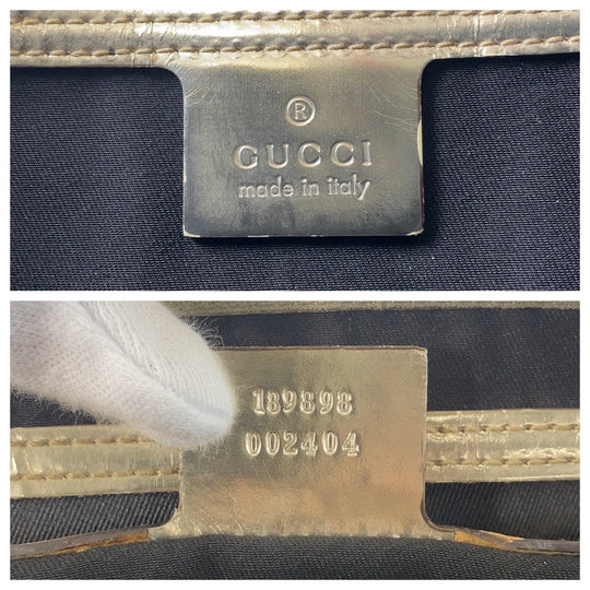 GUCCI Handbag 189898 GG Supreme Canvas white
