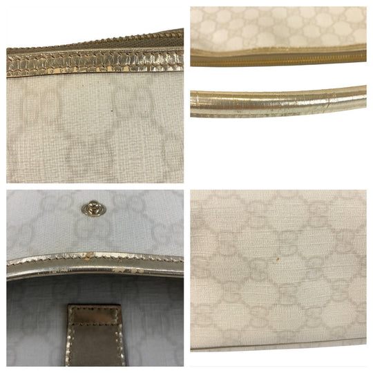 GUCCI Handbag 189898 GG Supreme Canvas white