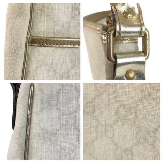 GUCCI Handbag 189898 GG Supreme Canvas white