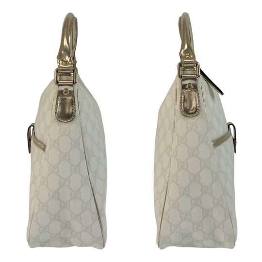 GUCCI Handbag 189898 GG Supreme Canvas white
