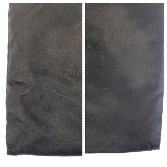 PRADA Shoulder Bag Nylon Black SilverMetal Shoulder Bag Messenger bag Test Triangle With logo Women Used Authentic