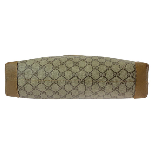 GUCCI Tote Bag 002 067 0054 GG Supreme Canvas Beige brown Sherry Line Old Gucci