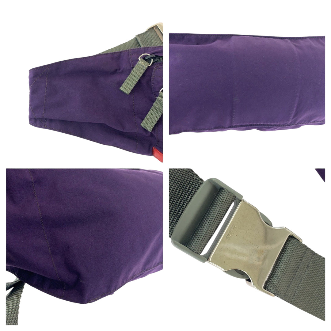 PRADA Waist bag Nylon purple PRADA Sports logo