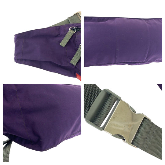 PRADA Waist bag Nylon purple PRADA Sports logo