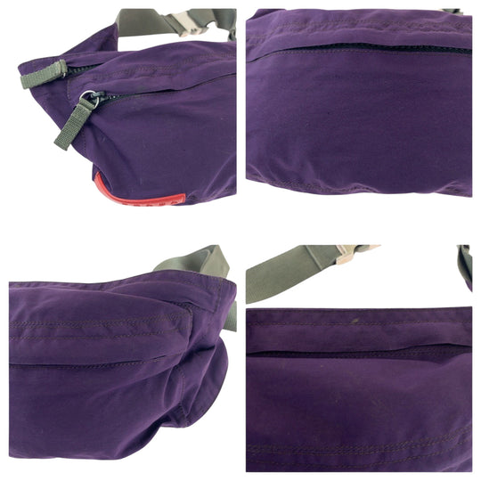 PRADA Waist bag Nylon purple PRADA Sports logo