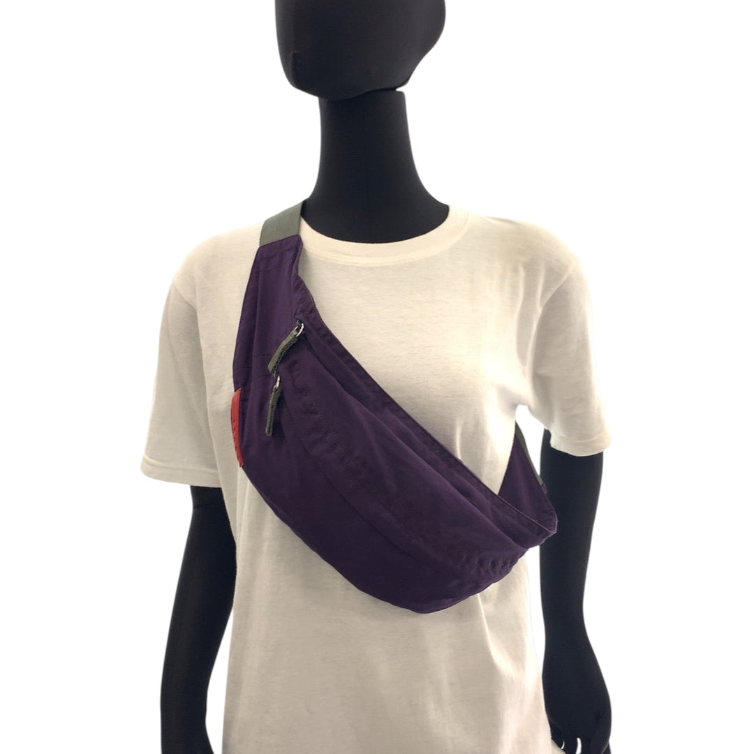 PRADA Waist bag Nylon purple PRADA Sports logo