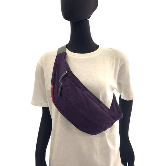 PRADA Waist bag Nylon purple PRADA Sports logo