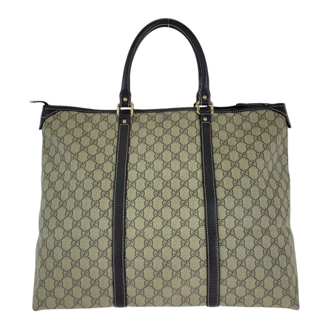 GUCCI Tote Bag 201482 GG Supreme Canvas beige