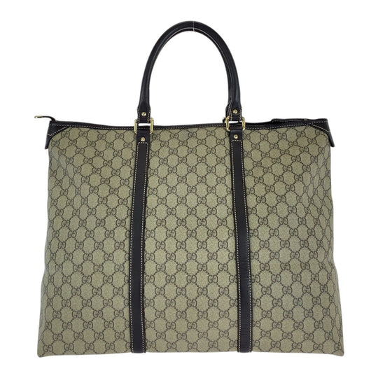 GUCCI Tote Bag 201482 GG Supreme Canvas beige