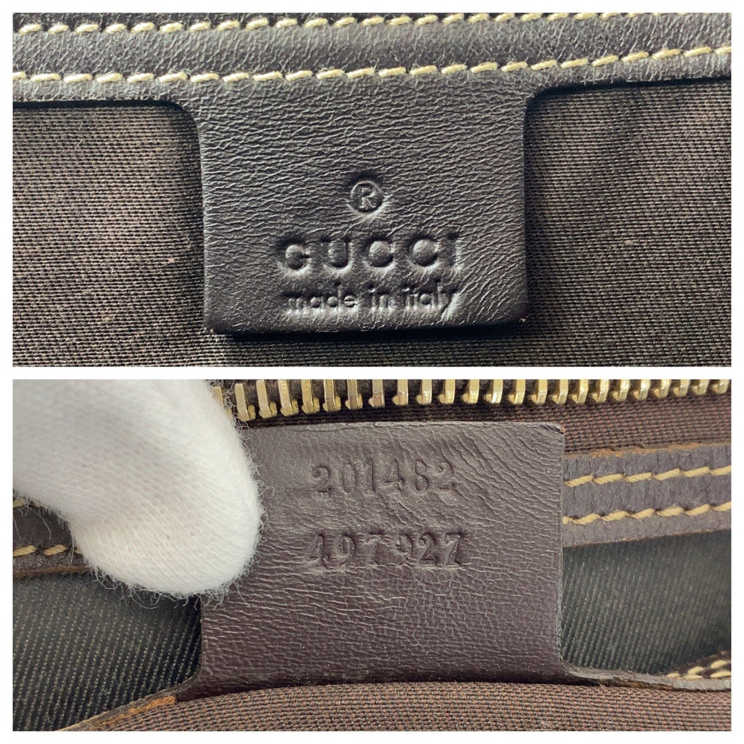 GUCCI Tote Bag 201482 GG Supreme Canvas beige