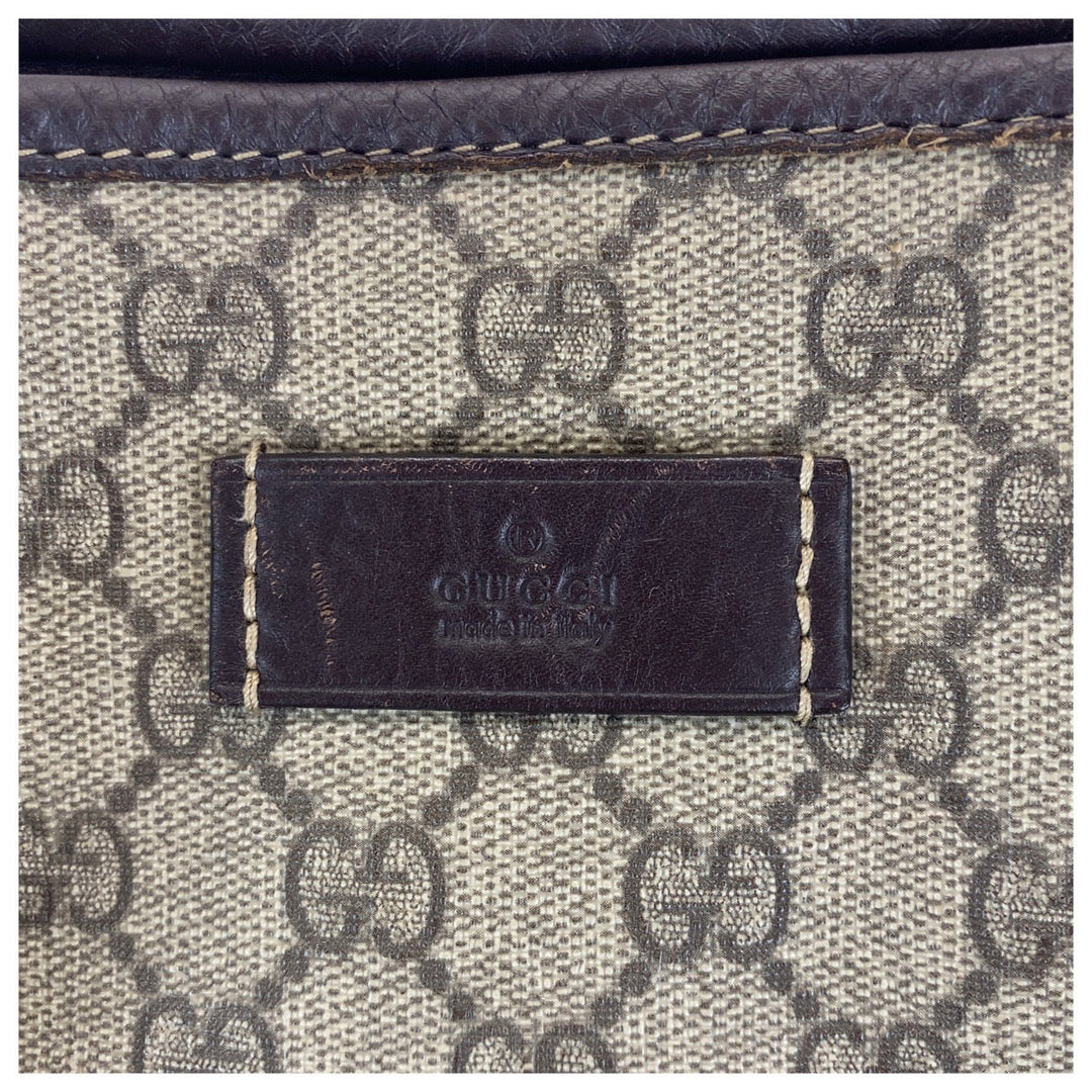 GUCCI Tote Bag 201482 GG Supreme Canvas beige