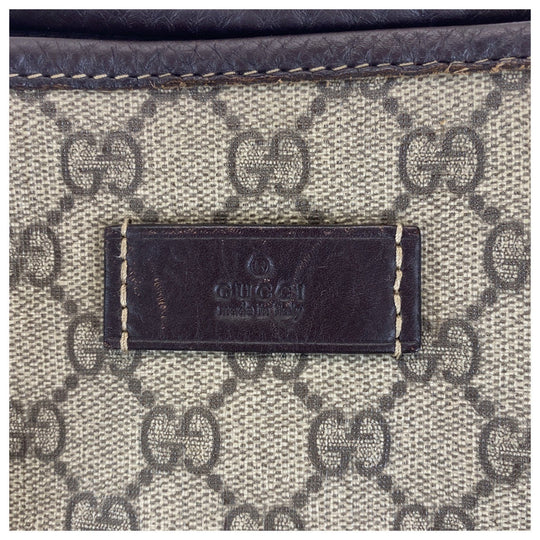 GUCCI Tote Bag 201482 GG Supreme Canvas beige