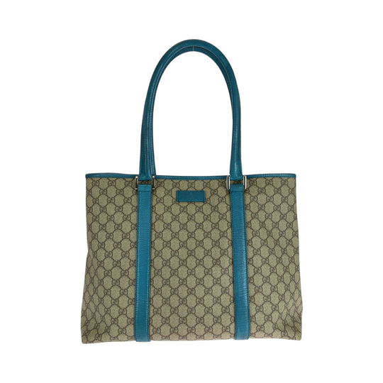 GUCCI Tote Bag 14288 GG Supreme Canvas beige