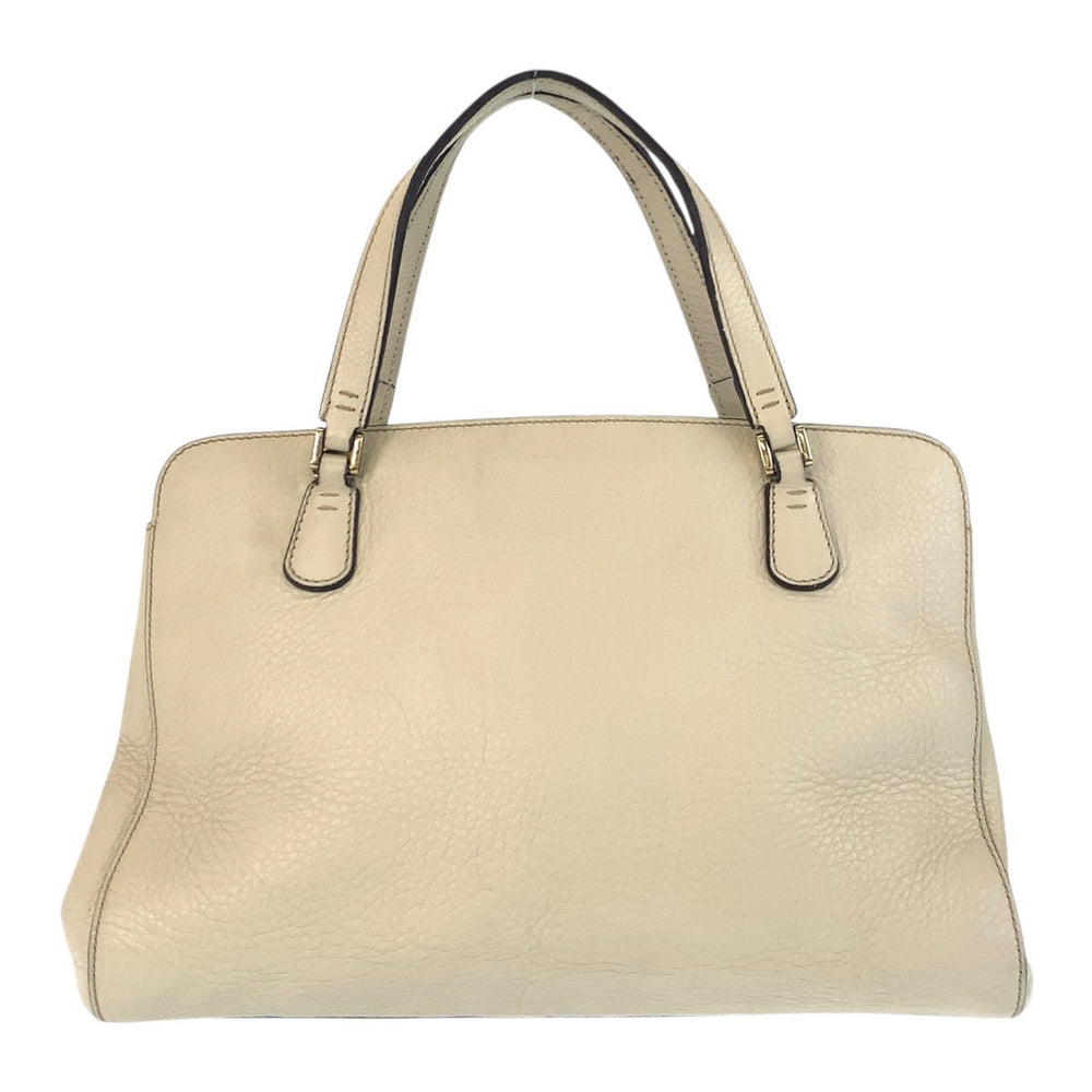 GUCCI Handbag leather white Interlocking