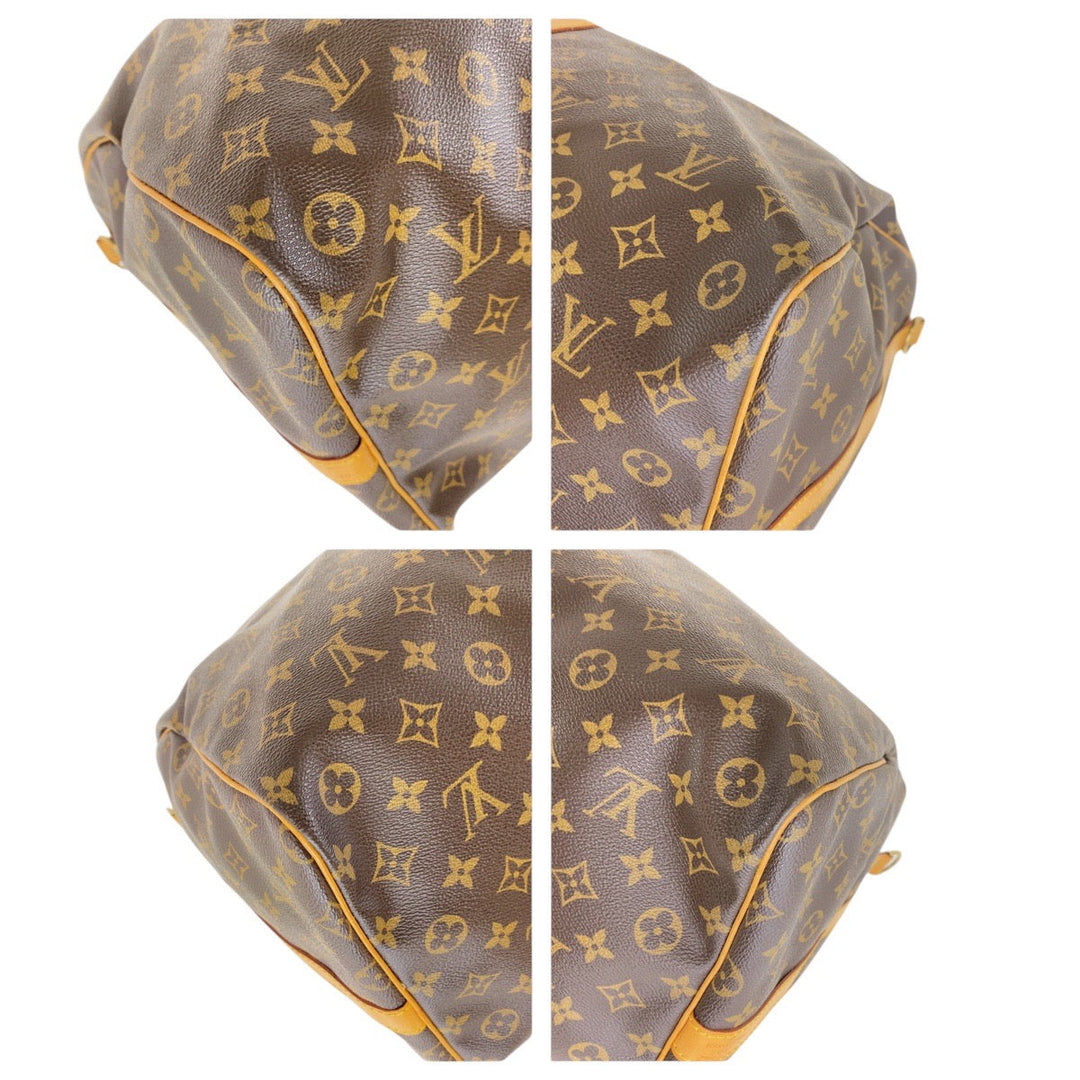 LOUIS VUITTON Boston Duffel bag M41412 PVC, Leather Brown Boston Duffel bag unisex Monogram Keepall  bandouliere 60 Women Used Authentic