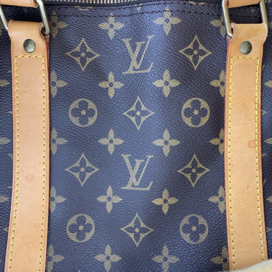 LOUIS VUITTON Boston Duffel bag M41412 PVC, Leather Brown Boston Duffel bag unisex Monogram Keepall  bandouliere 60 Women Used Authentic