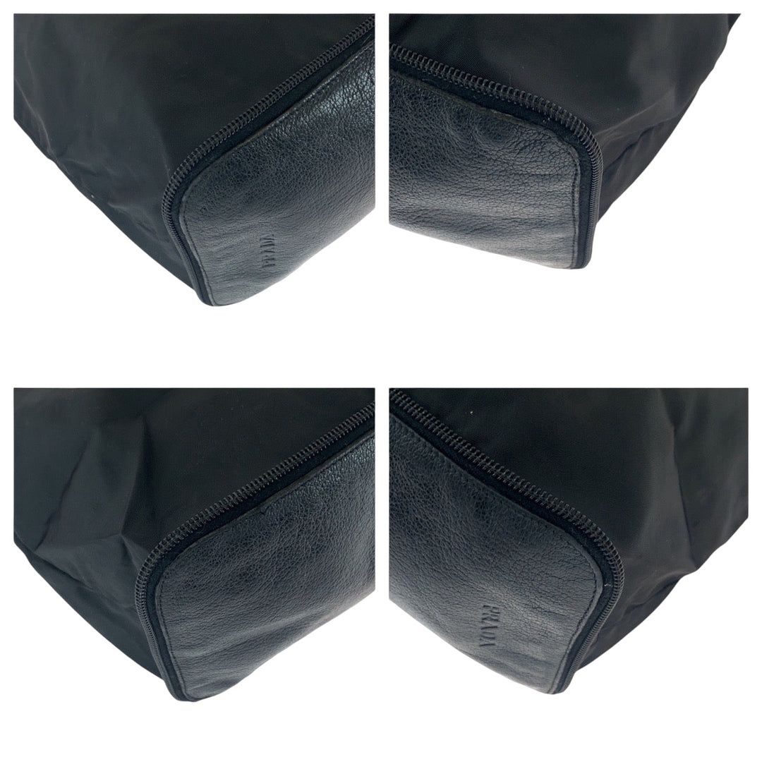 PRADA Tote Bag Nylon black Packable