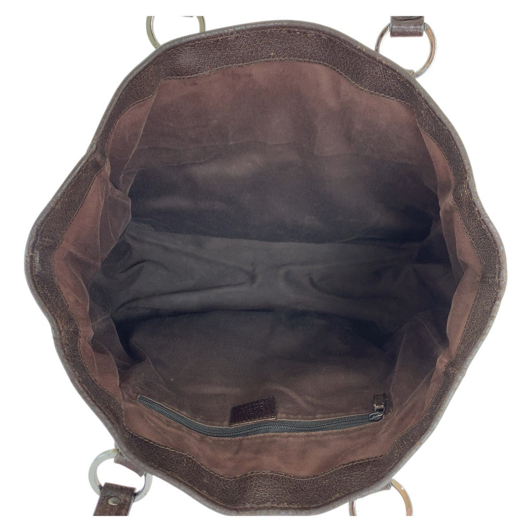 GUCCI Tote Bag 113017 GG canvas Beige brown
