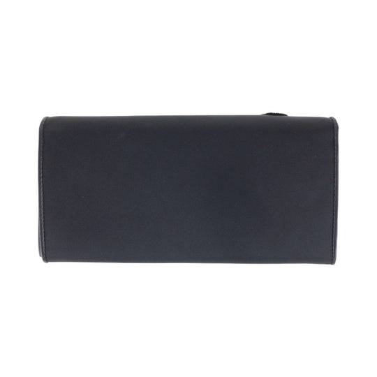 PRADA Long Wallet Purse Nylon black Test Triangle With logo