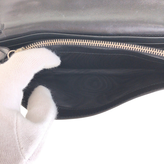 PRADA Long Wallet Purse Nylon black Test Triangle With logo