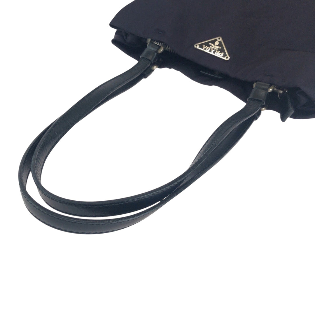 PRADA Tote Bag Nylon purple Tote Bag handbag Test Triangle With logo Women Used Authentic
