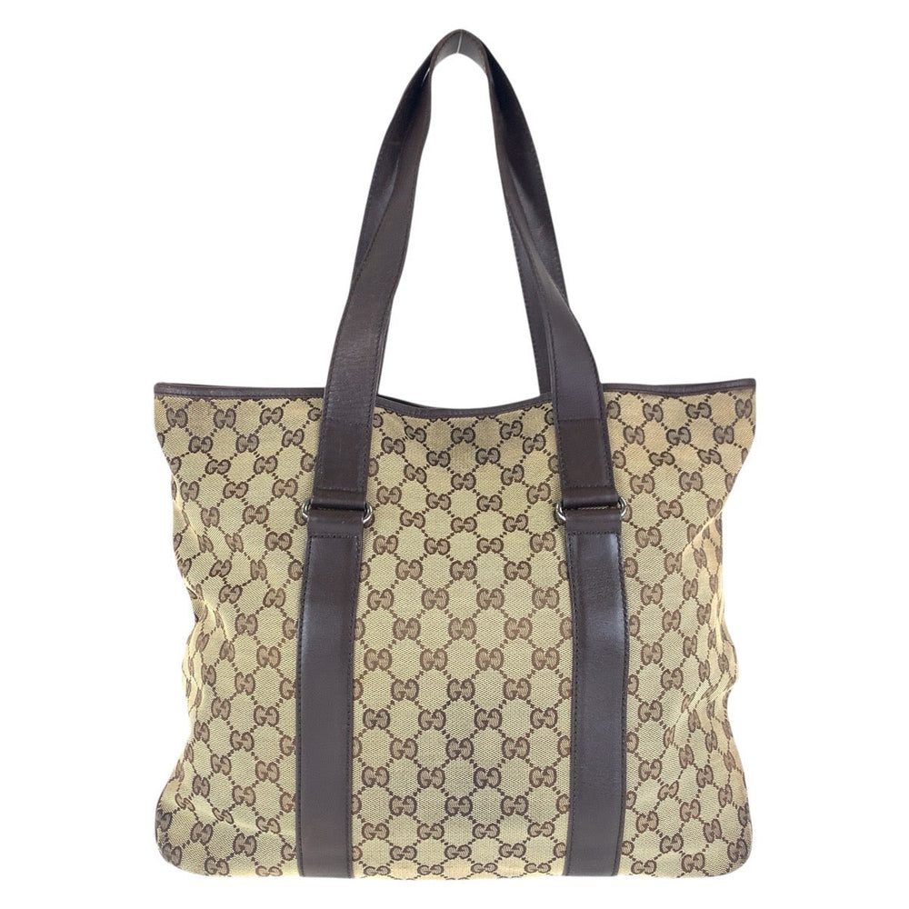 GUCCI Tote Bag 145971 GG canvas Beige brown