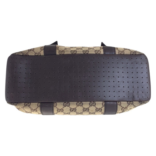 GUCCI Tote Bag 145971 GG canvas Beige brown